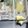 1PCS Multifunctional Car Cleaning Sponge Block Non-woven Double-sided Velvet Sponge Block Car Glass Cleaning and Defogging Sponge Wipe