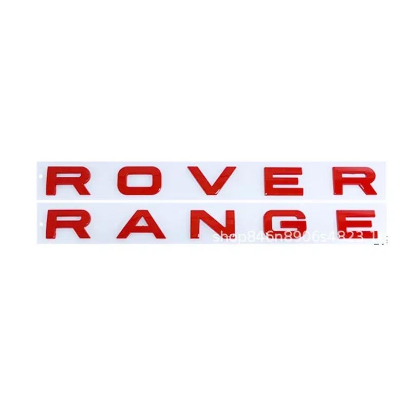Front Hood Sticker Abs Car Trunk Letters Badge for Land Rover Range Rover Emblem Evoque Vogue Velar SV L405 L322 2 Q3 4 Sport