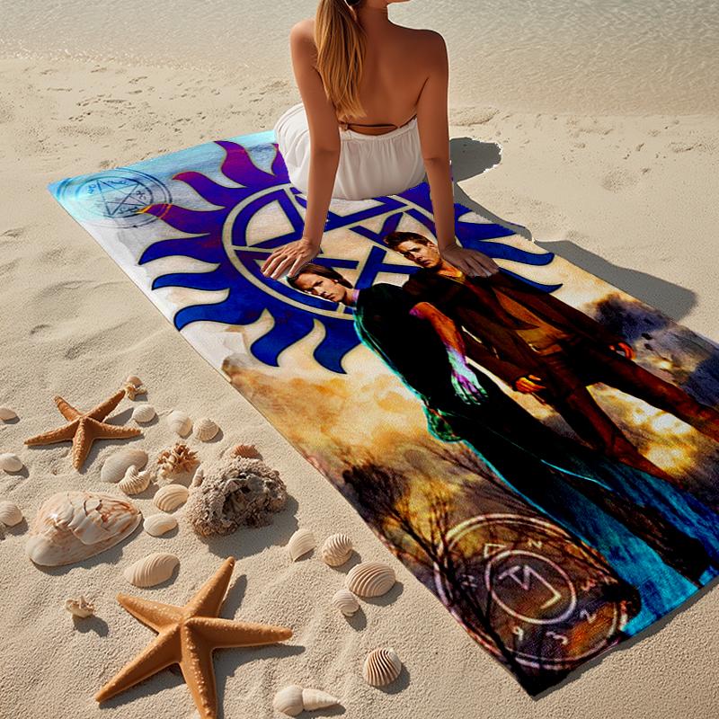 Natural Brother Beach Towel, Super Soft Microfiber, Gift for Her/Him, Birthday, for Pool, Beach, Travel, Home Decor Fan Gifts