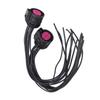 2PCS Headlight Connector Plug Pigtail 68285243AA Stable Connection Wiring Harness Headlamp