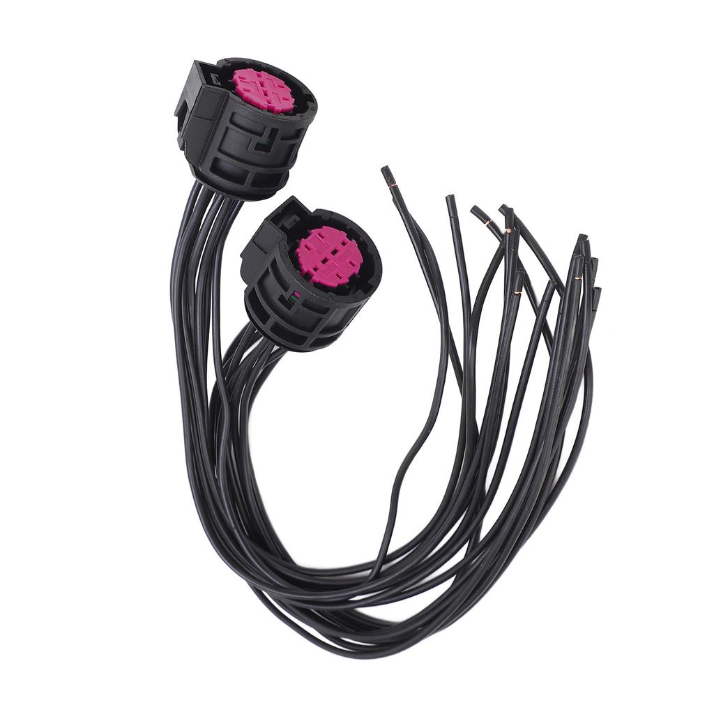 2PCS Headlight Connector Plug Pigtail 68285243AA Stable Connection Wiring Harness Headlamp