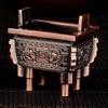 Chinese Square Tripod Incense Burners Cone Coil Stick Holder Base Home Decor