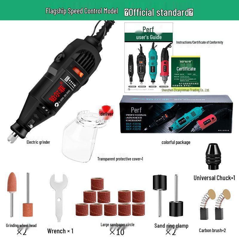 Mini-Hand-Elektroschleifer für Holzschnitzerei, Jade-Politur & Gravur