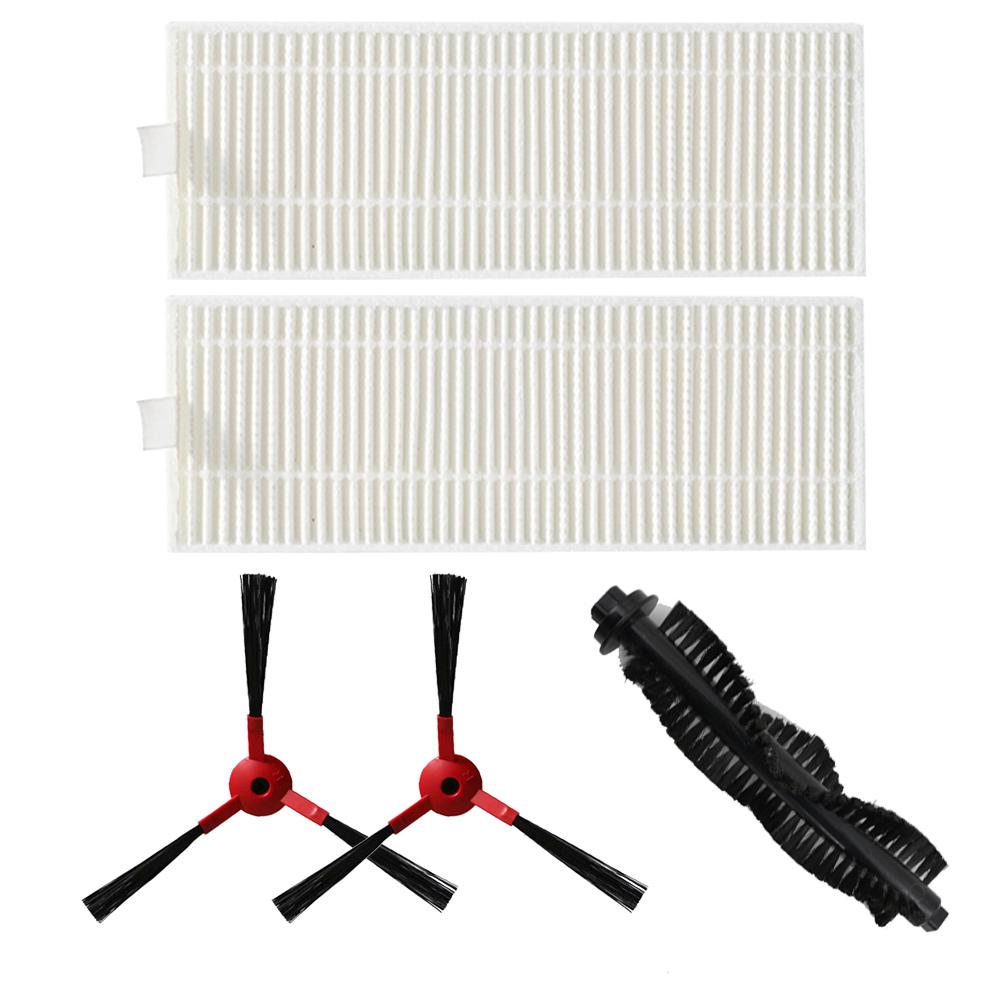 1 Set For SmartAi G50 / For 360 C50 Robot Vacuum Roller And Side Brushes Kits Vacuum Cleaner Accessories To Reolace