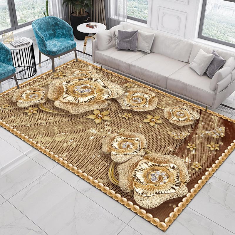 Living Room Carpet Nordic Ethnic Style Home Decoration Coffee Tables Large Area Plush Mat Bedroom Vintage Rug