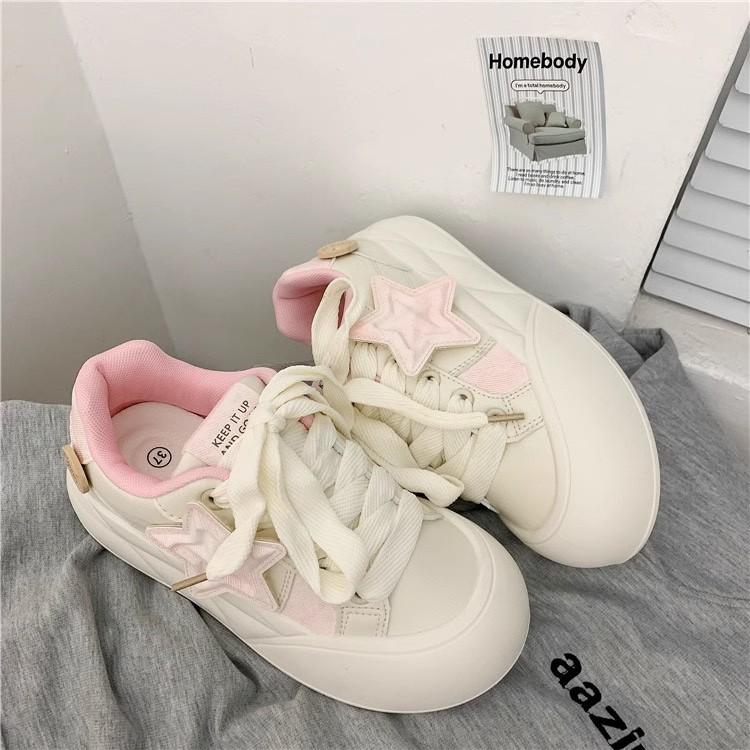 Zhao Ruth niche board shoes women's summer new milk fufu little white shoes versatile casual shoes women's round head