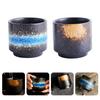 2Pcs Retro Style Ceramic Drinking Cup Smooth Finish Meticulous Craftsmanship Ideal for Tea Water Juice At Home Or Cafe Use