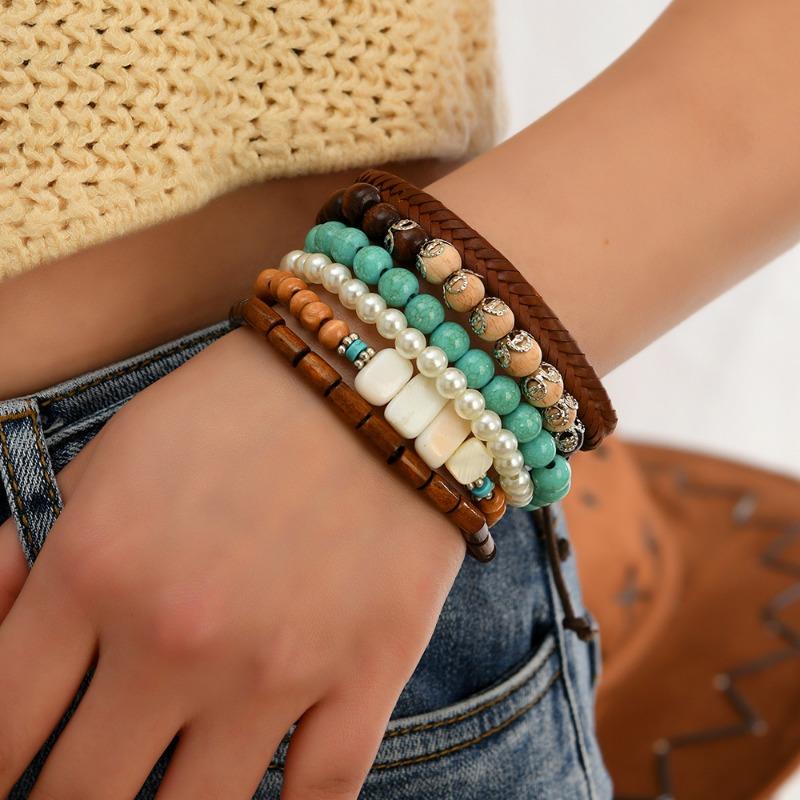 Beaded Elastic Line Men's and Women's Bracelet Bracelet Bracelet