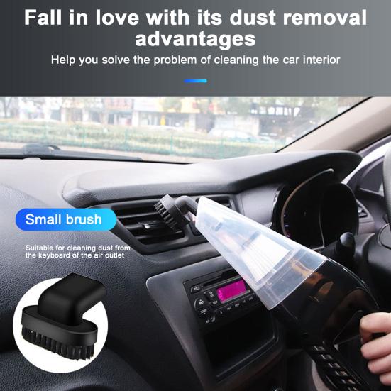 Portable Car Vacuum Cleaner Handheld with Multi-Nozzles, 4000Pa High Power Dust Collector for Vehicle Maintenance Cordless Vacuum, Deep Cleaning
