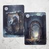 Juego de Mesa Baraja de Cartas Oráculo Noche de Luna 12x8cm