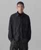 [City Leisure] Cn Oversized Multi-Pocket Shirt [Black]
