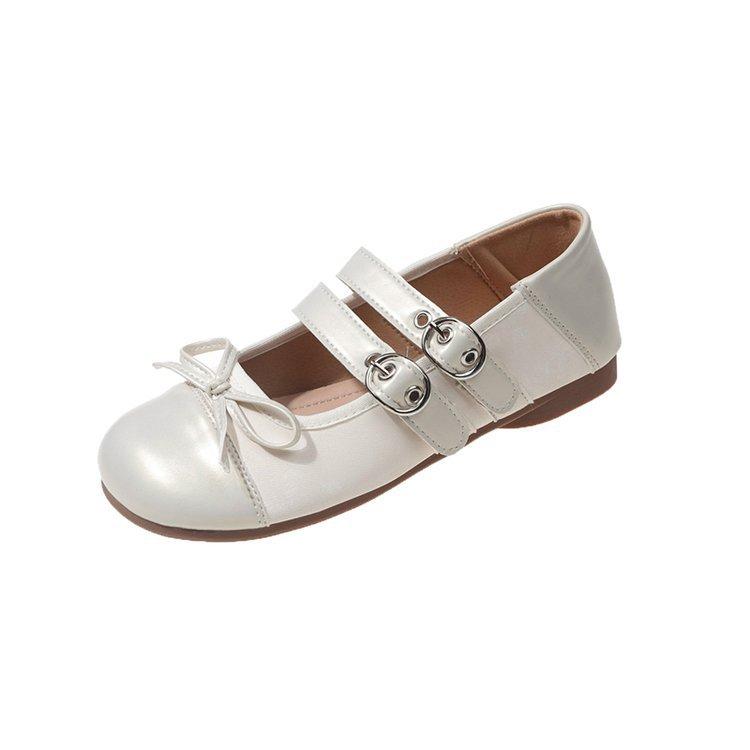 

Ballet shoes one-word buckle bow casual shoes women s 2025 new girl comfortable shallow mouth flat Mary Jane women s shoes 40