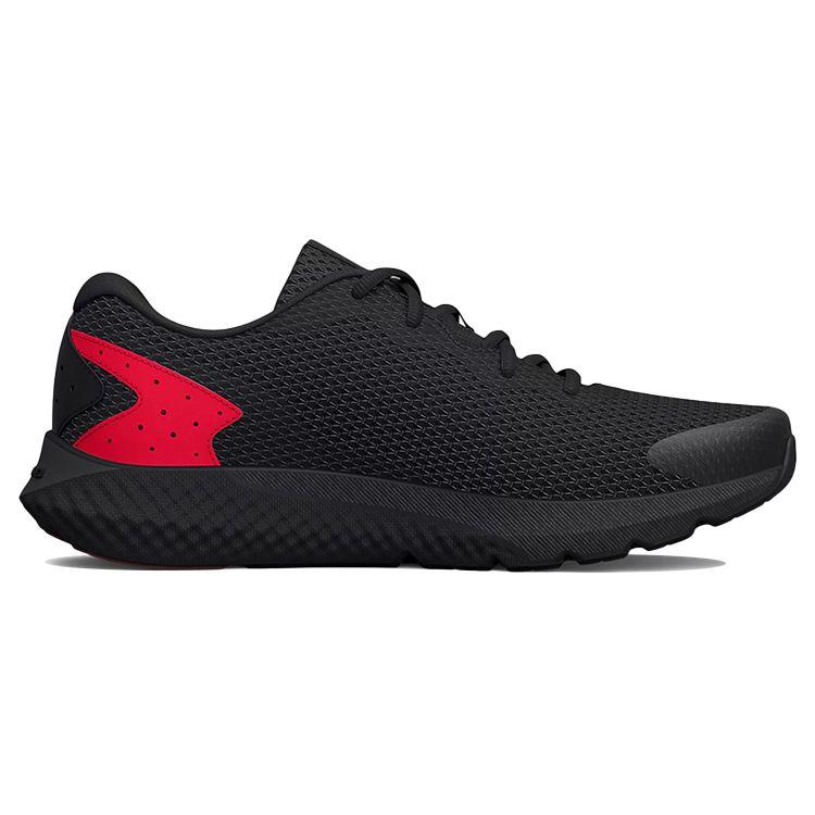 Under Armour Men's Charged Rogue 3 Reflect Black Red 3025525-001