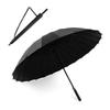 Hanyou 24-Rib Long-Handle Sun & Rain Umbrella