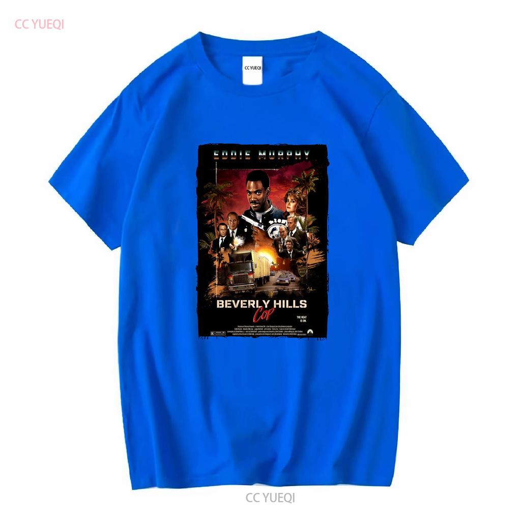 Beverly Hills Cop V9 Eddie Murphy Natural White Gray Vintage Men T Shirt all sizes S 5XL Movie long or short sleeves vintage