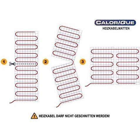 Chauffage au sol électrique CALORIQUE - 7,0 m² - Technologie TWIN - A
