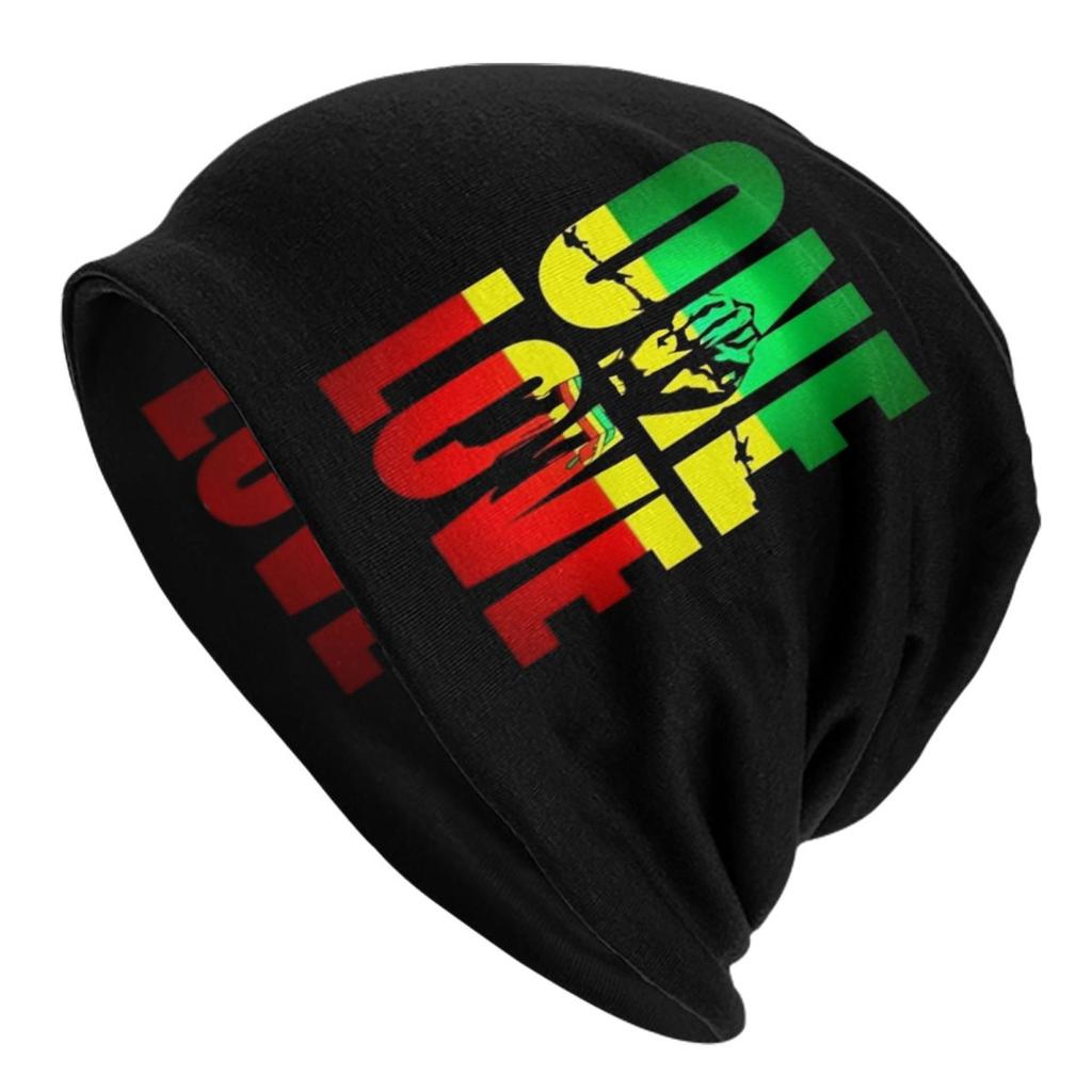 Custom Jamaica Rasta Lion Skullies Beanies Caps Unisex Winter Warm Knit Hat Reggae Jamaican Flag Bonnet Hats Outdoor Ski Cap