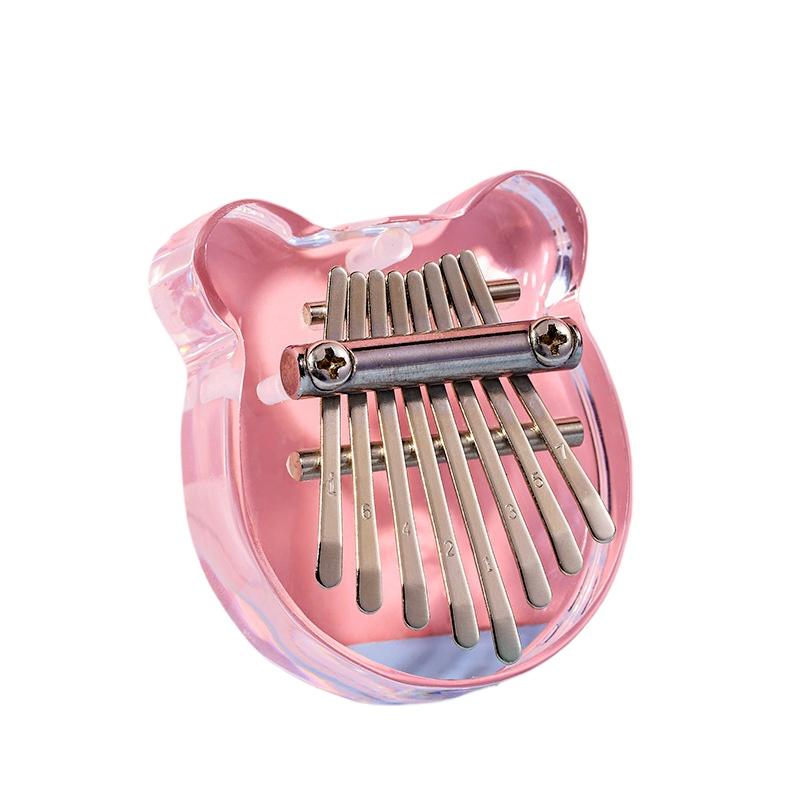 

8 Клавіш Міні Калімба Прозора Кришталева Калімба Акрилове Пальчикове Піаніно Акустичне Пальчикове Піаніно Портативний Музичний Інструмент