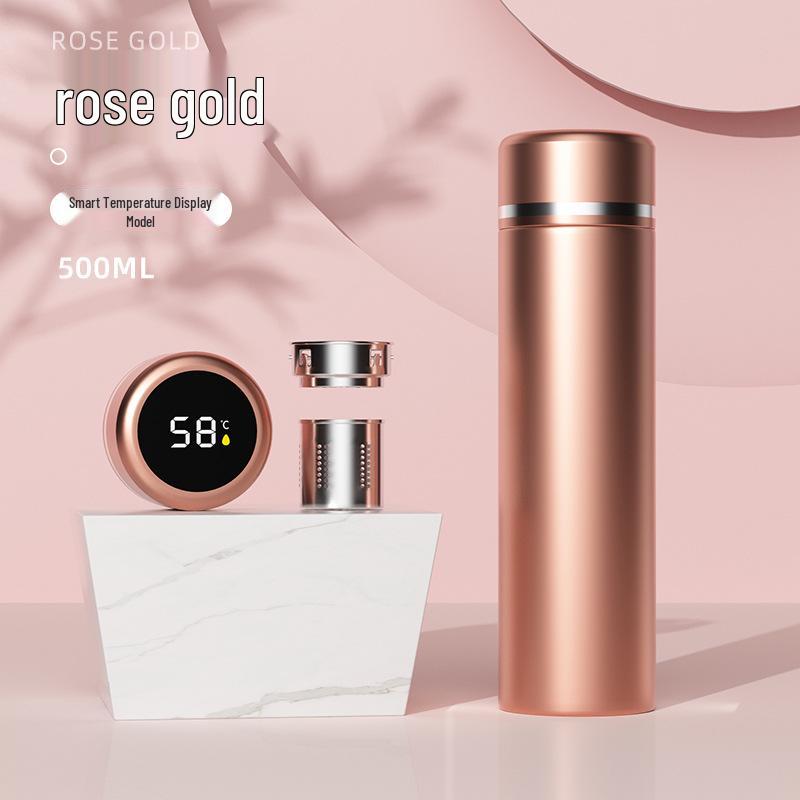 316 Stainless Steel Smart Thermos Cup with Digital Temperature Display, Customizable Business Gift