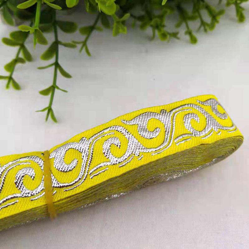 Spitzenbesatz aus Stoff mit ethnischem Wolkenmuster, 2 cm, für DIY-Cosplay-Accessoires