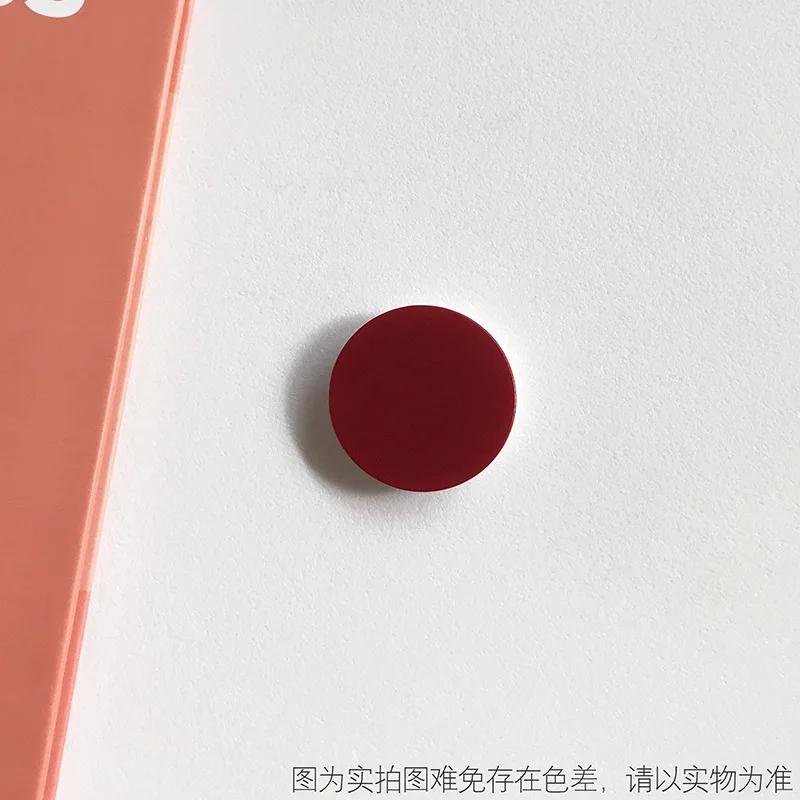 Stojan s držákem na prst pro IPhone 15 Samsung Podpora Telefon Mobilní telefony Grip Tok Skládací Jednobarevný Kapesní Zásuvka Držák