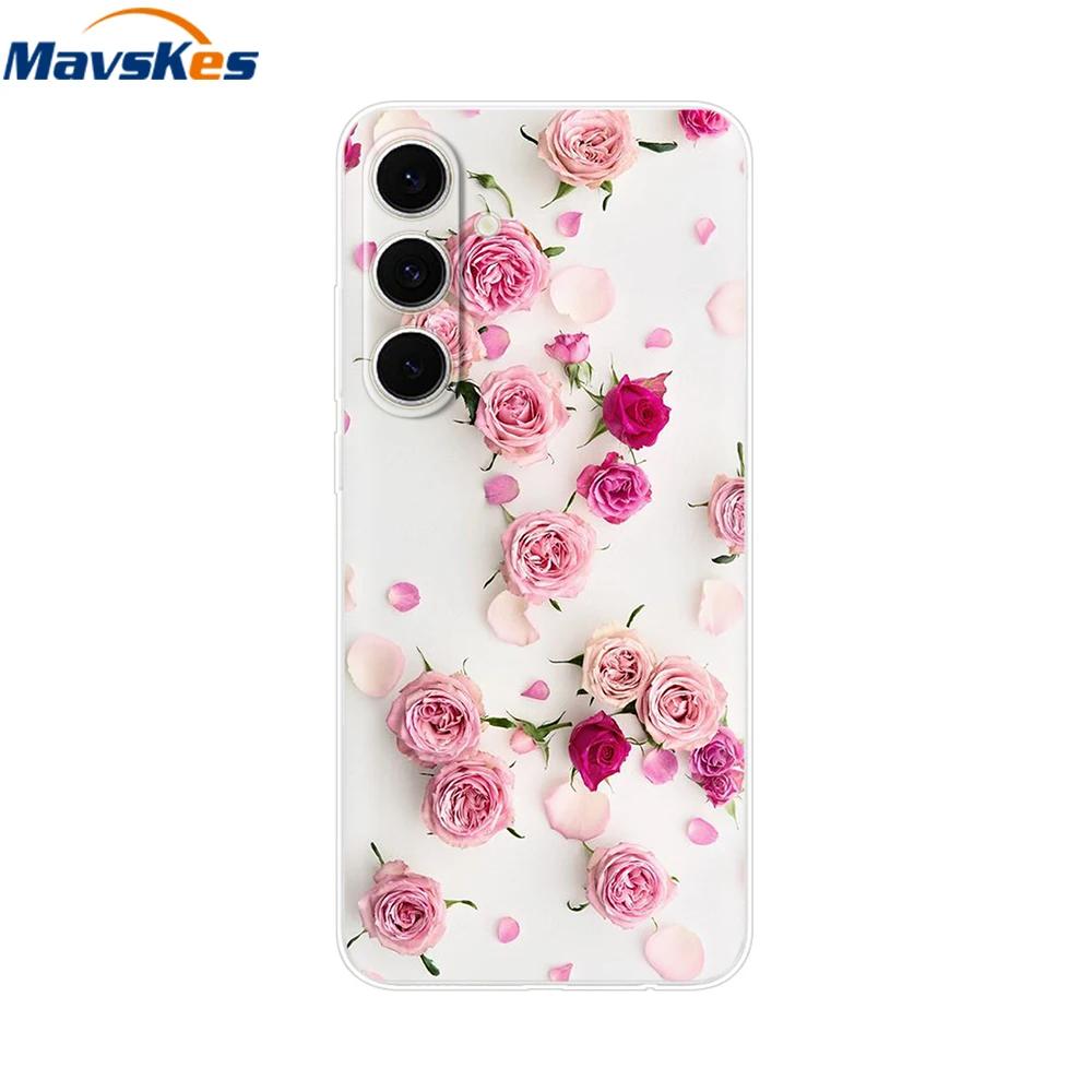 Soft Clear TPU Case For Samsung S24 FE Case Silicon Bumper Shockproof Back Cover For Samsung Galaxy S24 FE Ultra Plus S24FE S24+