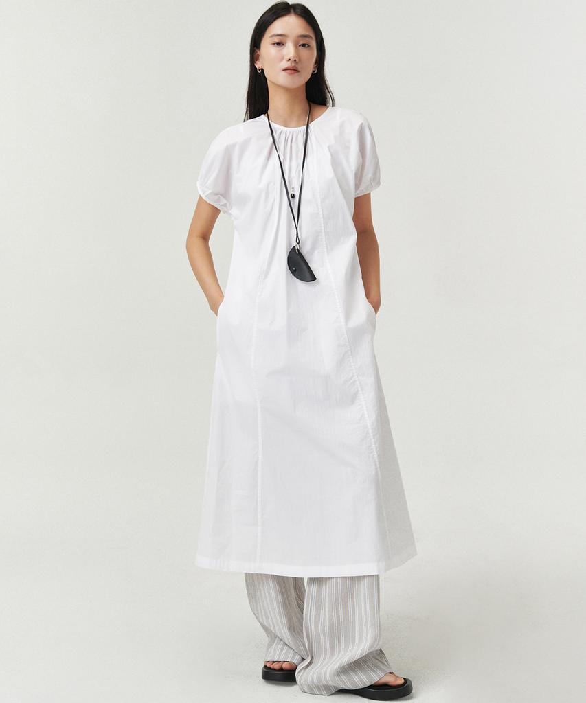 LOVLOV Two-Way Shirring Dress