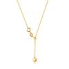 Minimalist Heart Pendant Charm Temperamental Long Tassel Choker Necklace Versatile Women Jewellery Stainless Steel ALN2601000289