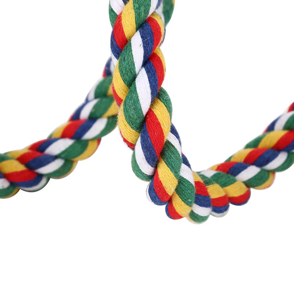 Pet Bird Toy Parrot Cotton Rope Chewing Bar Cage Stand Spiral 100*1.7cm