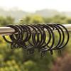 10Pcs Well Finished 5 Sizes Black Metal Curtain Rings Hanging Rings Widely Applied For Most Kinds Of Curtains In Various Colors