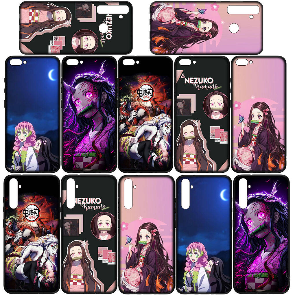 for Samsung Galaxy S25 S24 iPhone 17 16 15 Xiaomi Redmi Note 14 13 12 Plus Pro Max XR A37 A57 Case Nezuko Demon Slayer Daki Gyutaro OPPO Huawei Cover