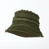 Custom Logo Double Sided Fisherman Caps Women Autumn Spring Flat Top Rough Sun Hats Korean Panama Wide Brim Casual Bucket Hats