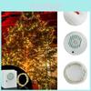 Weihnachts-Sound-Sensor mit LED-Lichterkette und Musiklautsprecher für die Feiertagsbaumdekoration