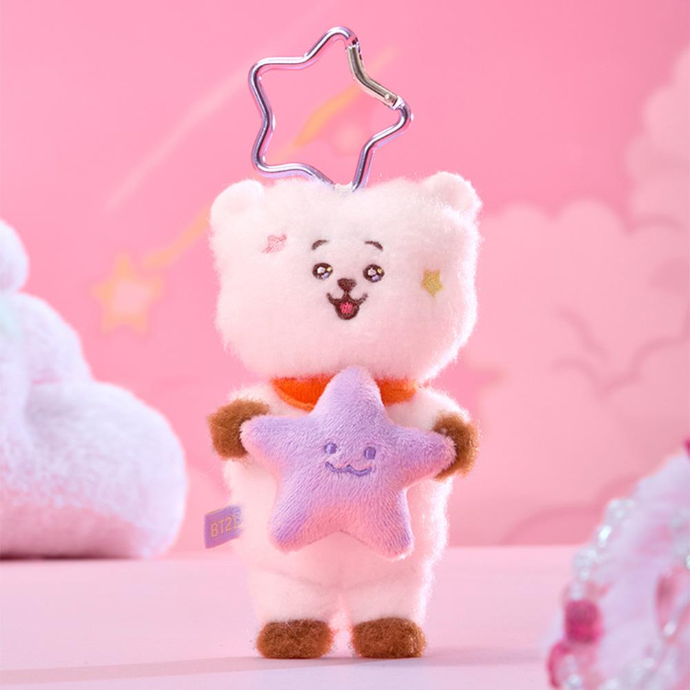 BT21 The Journey Purple Star RJ Plush Keychain