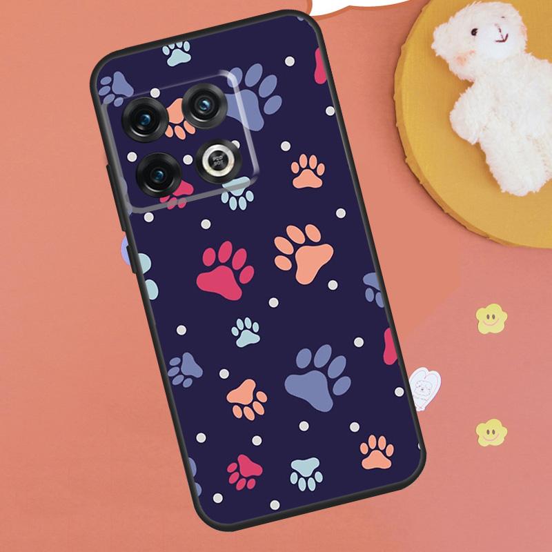 Dog foot Paw Colorful Pattern Case For OnePlus Nord CE 5 2 3 4 Lite N20 N30 OnePlus 15 13 12 11 10R 13R 12R 10T 13T Funda