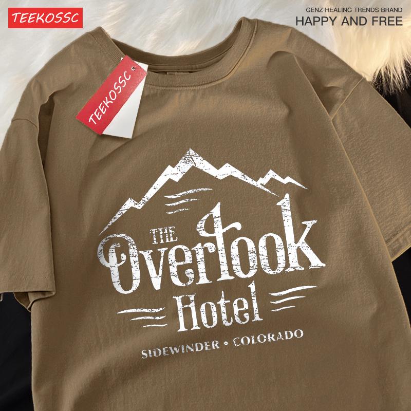 The Overlook Hotel The Shining Clothes Men Women Hip Hop Oversized Tshirts Breathable Summer T-Shirts Fashion Cotton Streetwear