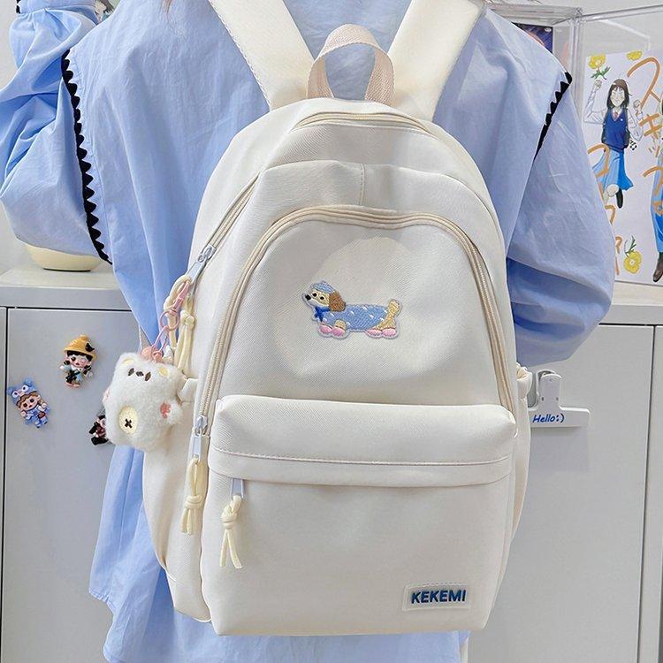 Schoolbag Japanese ins schoolbag female small fresh simple cute versatile large capacity travel junior high school student backpack