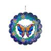 Metal Rotating Aeolian Bells Ornament Weather Resistant Iron Hanging Decoration For Patios Yard Garden Balconies Display