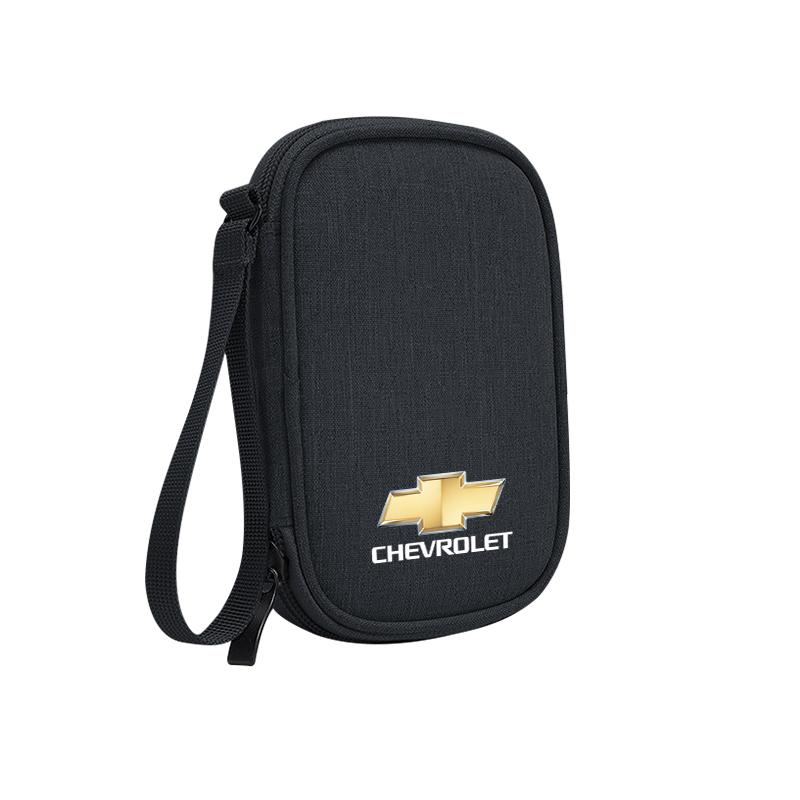 Portable Car Travel Storage Bag Keys Earphone Card Pouch For Chevrolet Cruze Captiva Lacetti Trax Spark Epica Matiz Onix SS Z71