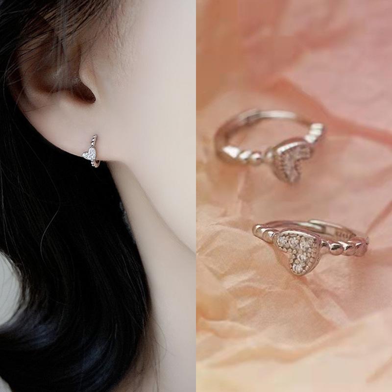 S925 Sterling Silver Cat Hoop Earrings - Minimalist Summer Style