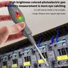 2-in-1 Induktions-Elektrostift mit magnetischem Schraubendreher, Voltmeter, Leistungserkennung, zweifarbige Leuchte, Induktionsprüfstift