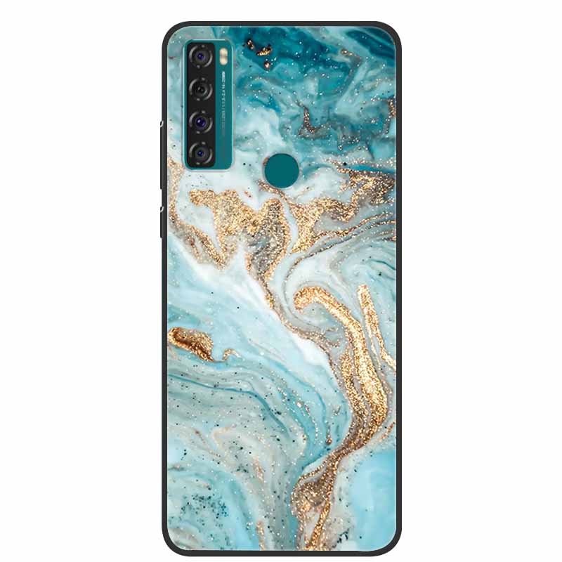 For TCL 20SE Case 20L+ 20L 20S Paint Soft TPU Silicone Phone Cover for TCL 20L Case Coque20s 20 s T775H T774H TCL 20 se 20 Plus