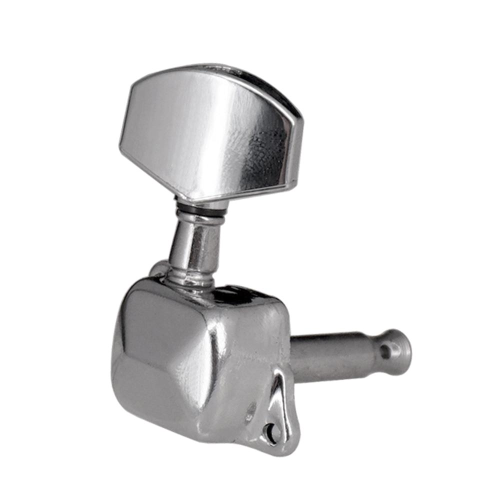 6pcs Gear Ratio 1:15 Semi-Closed Electric Acoustic Guitar Tuning Pegs Tuner Machine Heads Tuning