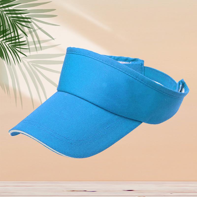 Outdoor sun hat empty top hat sun hat embroidered spring and summer sun protection hat
