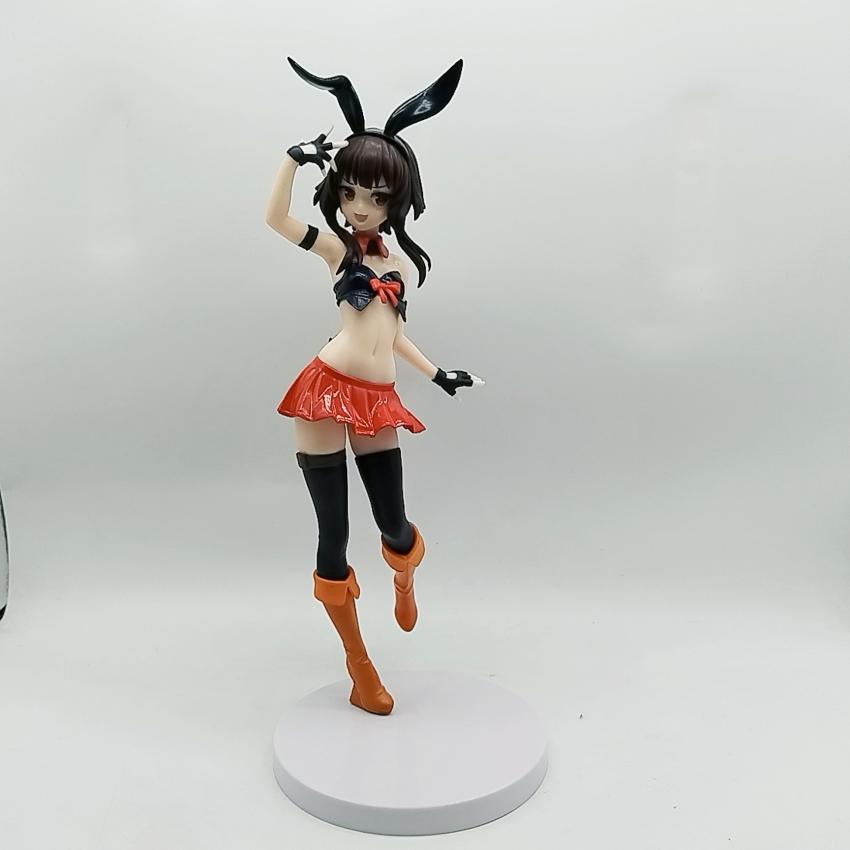 KonoSuba Megumin Kono Subarashii Sekai ni Shukufuku o! Bunny Figure PVC Action Girl Statue Adult Collectible Model Doll Toy Gift