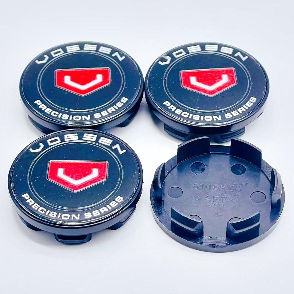 4PCS VOSSEN Wheel Center Cap 53mm Rim Cover Hub Cap Wheel Cap For 50mm VOSSEN Racing Badge sticker Decals Styling accessories