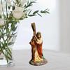 Handmade Jesus Cross Statue Realistic Catholic Religious Accessories Christ Figure  Church Decor
