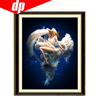 Girl Diamond Embroidery 5D DIY Diamond Painting Cross Stitch Picture Full Round Diamond