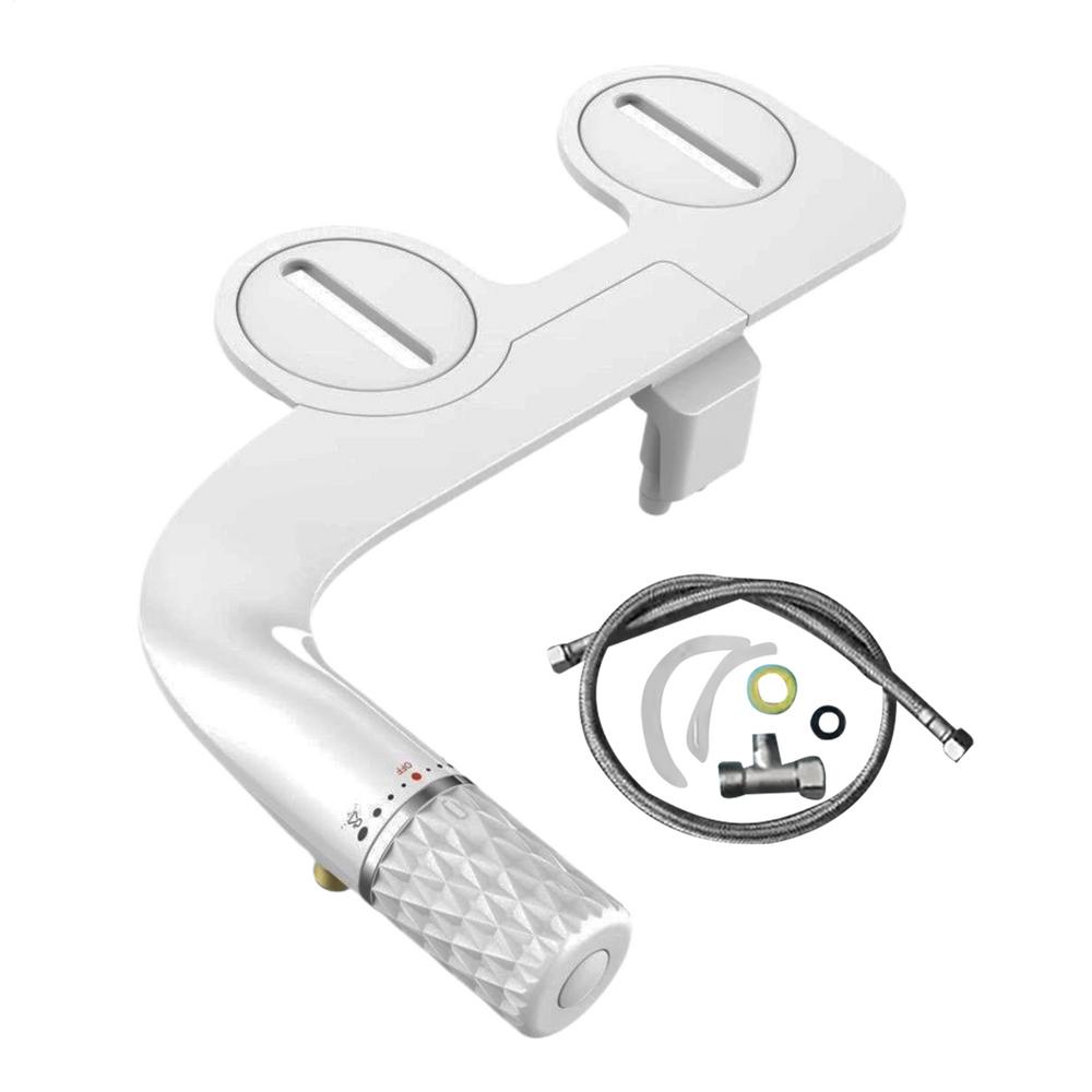 Bidet Attachment Bidet Non-electric Bidet Handed Small Bidets Self Clean with duals nozzle system for buttocks and feminine wash