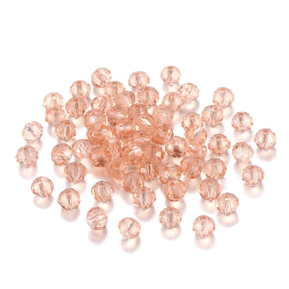 DIY Jewelry Craft Kit: Transparent 3-8mm Glass Beads, Rice, Diamond, Crystal Cuts, Lantern Shapes, Spacer Beads - Perfect For Accessory Making